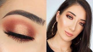 WARM HALO SMOKEY EYE MAKEUP TUTORIAL