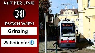 Mit der Linie 38 durch Wien - Grinzing – Schottentor | Wiener Grantler