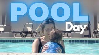 POOL DAY for my 1 year old | DENISE FLORES #summervibes #poolday #niceweather #lifestyle #grwm