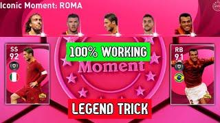 How To Get Iconic F. TOTTI & CAFU From Iconic Moment - ROMA || Pes 2021 Mobile