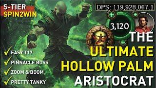 120M DPS Spin2Win【Hollow Palm Aristocrat】?! The Ultimate DEX-STACKING (Only in Phrecia league) 3.25