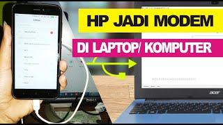 CARA MENJADIKAN HP  ANDROID sebagai MODEM DI PC ATAU LAPTOP