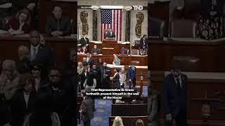 Democrats sing on House floor after Rep. Green censure for Trump Congress address outbursts