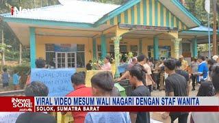 Video Mesum Viral, Kepala Desa di Solok Didemo Warga #iNewsSore 26/05