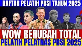 THE POWER OF TAUFIK HIDAYAT ‼️BERUBAH TOTAL.!! DAFTAR PELATIH PBSI 2025..Mainaky Bersaudara Masuk..