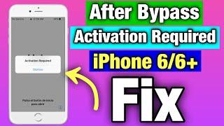 After Bypass iPhone 6,6 Plus Activation Required Fix | How to Fix Unable to Activate iPhone 6,6+ |