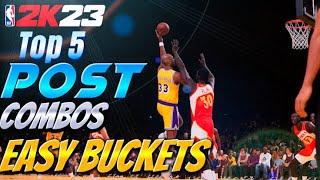 Top 5 post moves in NBA 2K23 next post scoring tutorial guide and tips
