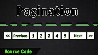 Create Pagination In PHP With Next & Previous Button (Source Code)