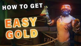 How to get EASY Gold in a Fun Way for Solo Players ► Sea of Thieves