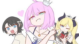 Luna's sensitive spot [Animation/Hololive/Luna/Subaru/Choco]