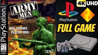 Army Men 3D | PS1 | 4K60ᶠᵖˢ UHD | Longplay Gameplay Walkthrough Full Movie Game