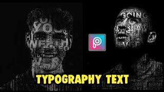 Editing Foto Typography Text(Face Text) |Picsart Tutorial (Bahan di Deskripsi)