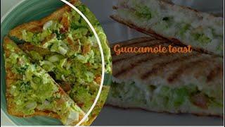 Guacamole toast (Avocado Toast) | Happy Explorer