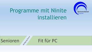 Programme mit Ninite installieren