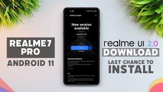 How To Download Realme Ui 2.0 Android 11 Update in Realme 7 Pro  Last Chance to Install RealmeUi2.0