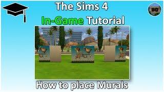 The Sims 4 Tutorial: How to place multiple tile wallpapers (Murals)