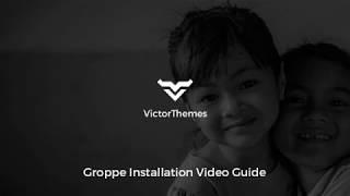 VictorThemes: Groppe Installation Video Guide - Import Slider Revolution