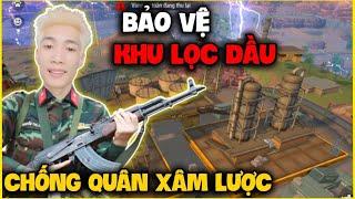 Thử Thách "Bảo Vệ Khu Lọc Dầu", Đức Mõm 1 Mình Chống Quân Xâm Lược !!!