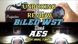 Review dan unboxing BiLED wst 2.5 inch dari AES untuk Motor/Mobil