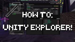 How To Get UNITY EXPLORER For Gorilla Tag!