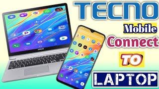 Tecno mobile connect to laptop || All Tecno mobile phones connect to laptop 2020