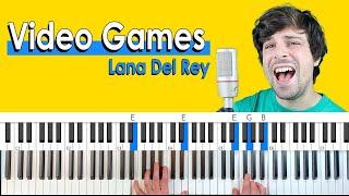 How To Play “Video Games” by Lana Del Rey [Piano Tutorial + Chord Chart]