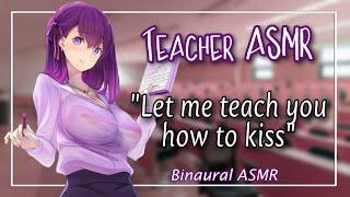 Dom Teacher x Listener [Binaural ASMR] Lot of kisses - Secret relationship [F4A]