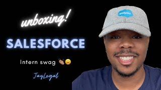 Salesforce Intern Swag Unboxing!!