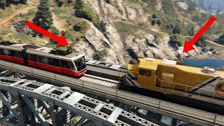 GTA 5 TRAIN VS TRAM - WHAT IS BEST