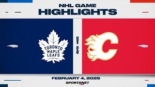 NHL Highlights | Maple Leafs vs. Flames - February 4, 2025