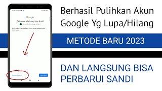 CARA PULIHKAN AKUN GMAIL YG SUDAH LAMA HILANG/LUPA