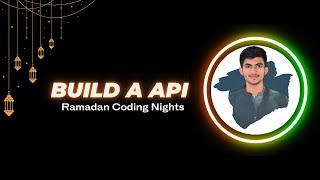 Building simple APIs using Python, UV, and FastAPI | Ramadan Coding Nights