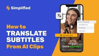 How To Translate Subtitles From AI Clips