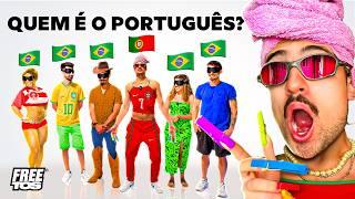 5 BRASILEIROS VS 1 PORTUGUÊS