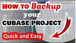 Backup Cubase 12 Project / How To Backup Cubase 12 Project Quick and easy / Cubase Tutorial