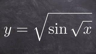 Find the Derivative of y = sqrt(sin(sqrt(x))