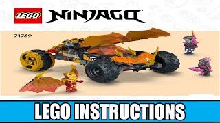 LEGO Instructions  Ninjago  71769  Cole's Dragon Cruiser
