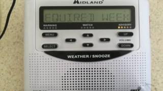 NOAA Weather Radio - Weekly EAS Test - 7/13/16