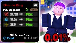 *SECRET* Evolved Chance King is INSANE! In Roblox Anime Defenders!