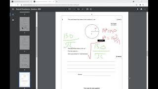 Calculating Area of Circles