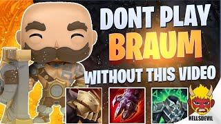 WILD RIFT | DONT PLAY BRAUM WITHOUT THIS VIDEO!  | Braum Gameplay | Guide & Build