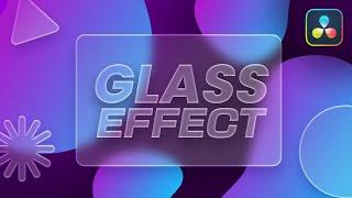 Free Glass Effect for Davinci Resolve
