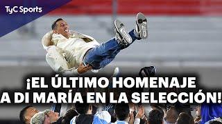 EL HOMENAJE A ÁNGEL DI MARÍA EN LA PREVIA DE ARGENTINA VS CHILE