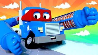 Carl der Super Truck - Der Heizstrahler Lastwagen - Lastwagen Zeichentrickfilme für Kinder  