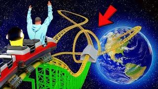 FRANKLIN AND SHINCHAN TRIED $1 VS $1 MILLION GIANT ROLLER COASTER FROM SPACE IN GTA 5