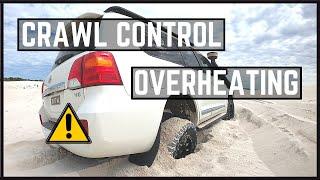 Toyota Landcruiser CRAWL CONTROL | Overheated | LC200 SERIES | Self Recovery sand tests | Off road