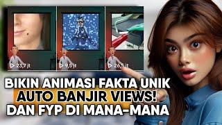 Cara Bikin Animasi Fakta Unik Yang Sedang Viral Di FYP TikTok - Tutorial Konten Kreator Pemula