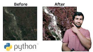 Image Enhancement in Remote Sensing using Python