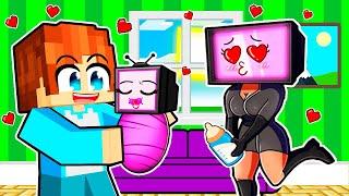 Я СТАЛ ПАПОЙ ТВ ВУМЕН В МАЙНКРАФТ! СЕМЬЯ ТВ ВУМЕН! КРАСЯ TV WOMAN MINECRAFT