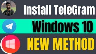 How to install telegram on windows 10 2024 | 5 Minute solution